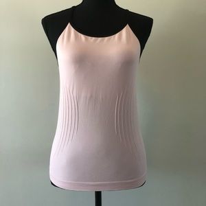 Women’s Champion Light Pink workout Racerback tank top size L